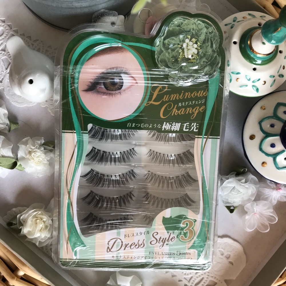 👁nib Japanese eyelashes 5 paires